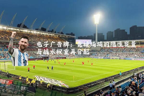 电子广告牌：竞技场域的隐性变量与战术权重再分配